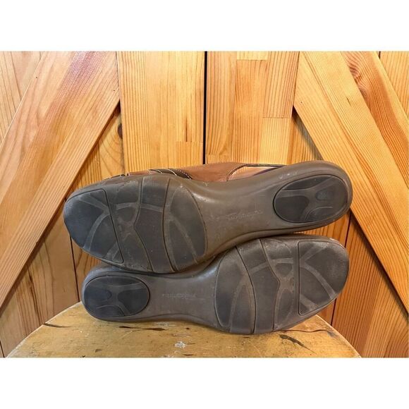 Stylish Brown Slingback Women's Shoes - Picture 6 of 8